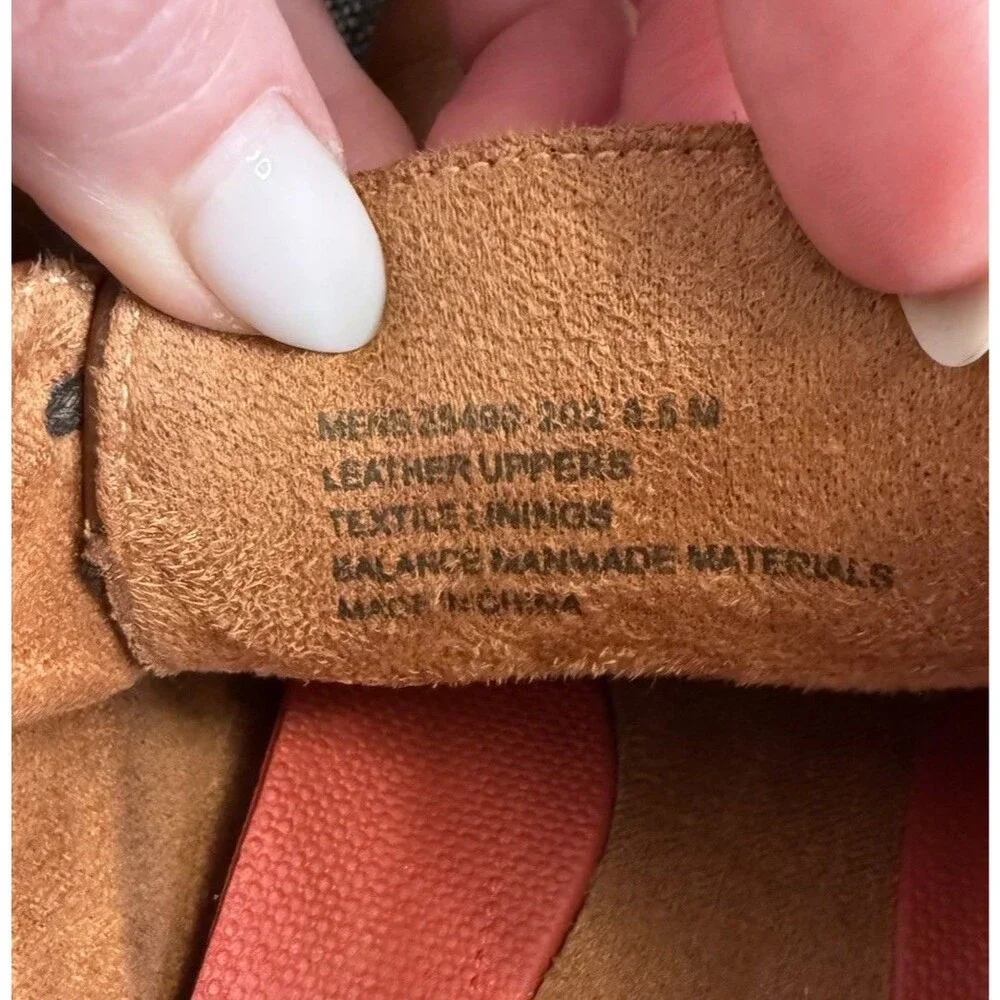 Stacy Adams Marlton Plain Toe Oxford Mens 8.5M Brown Cognac Leather Dress Shoes